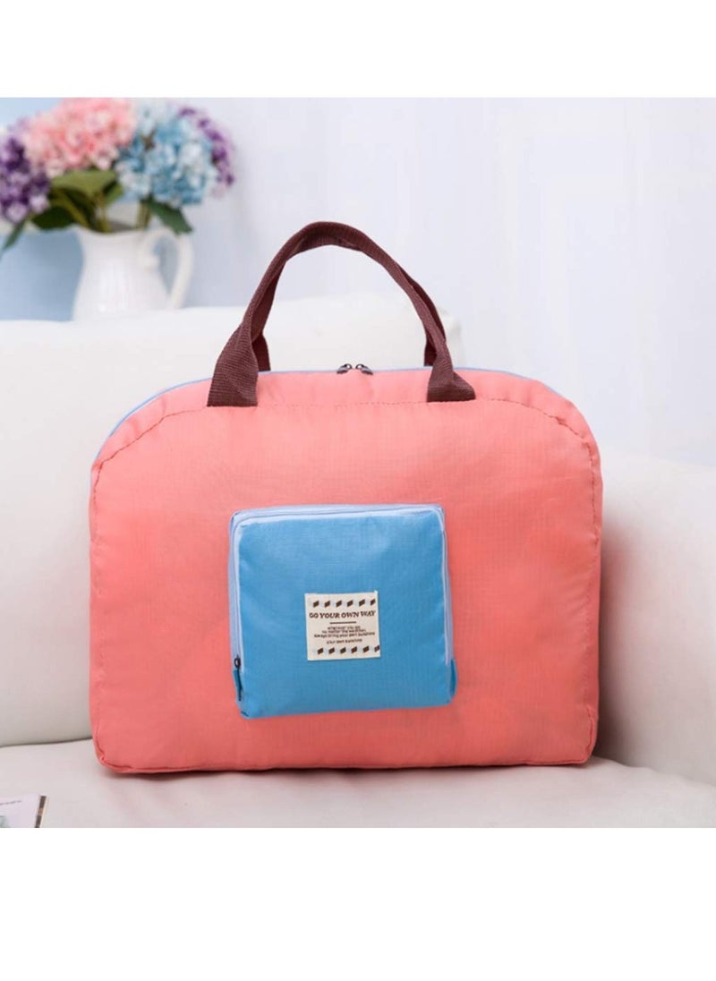 SYOSI - Foldable Travel Duffel Bag, Tote Carry-On Luggage Lightweight Travel Bag Portable Luggage Solution Spacious Travel Tote Water-Resistant Travel Bag Dry and Wet Bag Space-Saving Duffel for Women Travel - Image 1
