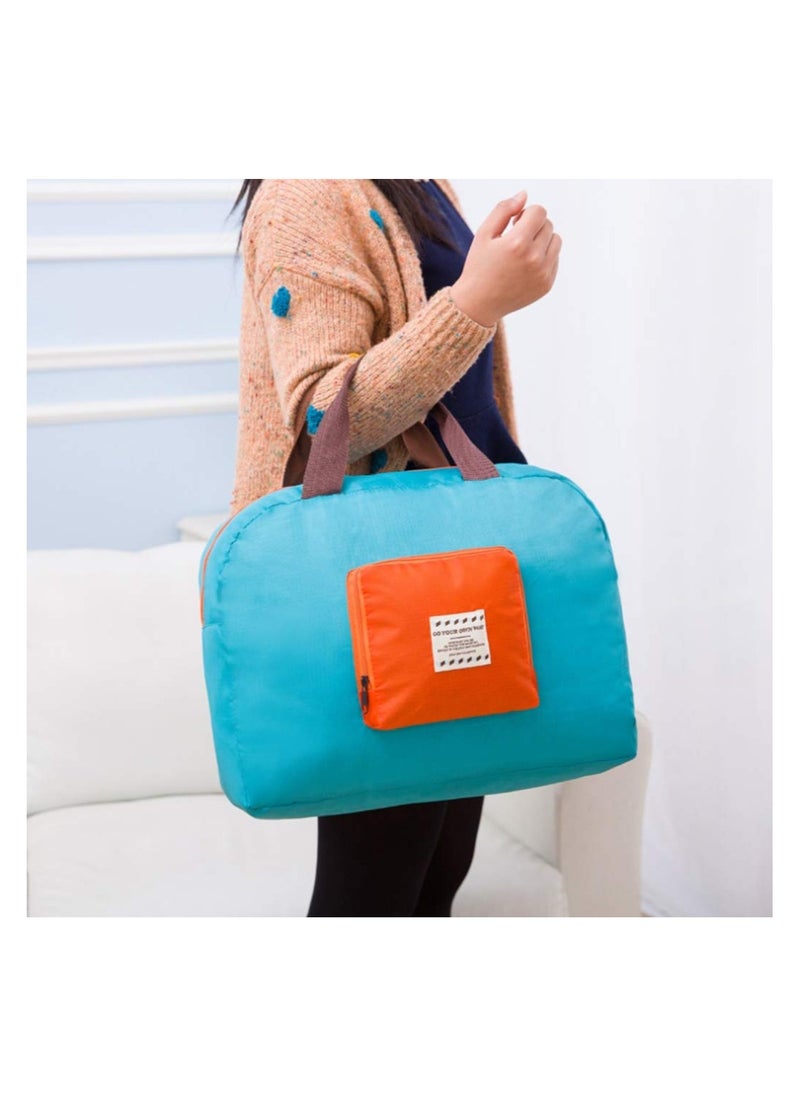 SYOSI - Foldable Travel Duffel Bag, Tote Carry-On Luggage Lightweight Travel Bag Portable Luggage Solution Spacious Travel Tote Water-Resistant Travel Bag Dry and Wet Bag Space-Saving Duffel for Women Travel - Image 1