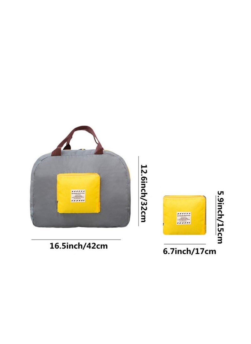 SYOSI - Foldable Travel Duffel Bag, Tote Carry-On Luggage Lightweight Travel Bag Portable Luggage Solution Spacious Travel Tote Water-Resistant Travel Bag Dry and Wet Bag Space-Saving Duffel for Women Travel - Image 1