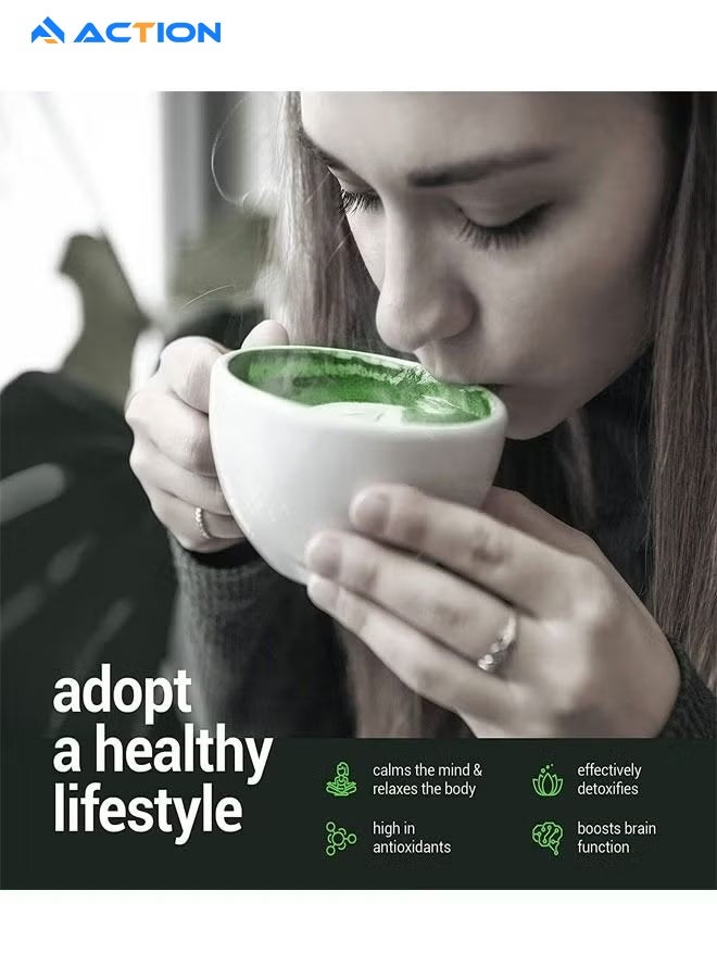 أكشن مجموعة مكونة من 3 قطع من خفاقة شاي الماتشا، أداة شاي الماتشا التقليدية المصنوعة يدويًا، مجموعة إكسسوارات الحفل، مجموعة ملاعق الخيزران لتحريك الماتشا - Image 5