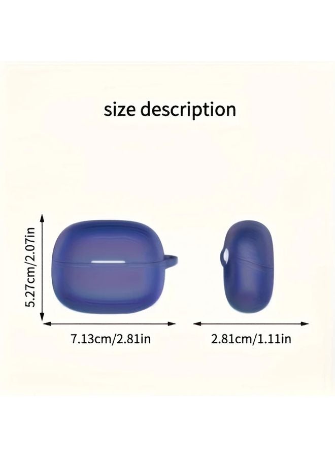 Universal Soft Case For Redmi Buds 6 Pro Dark Night Green Full Coverage Anti Drop Protective Shell With Hook - Image 5