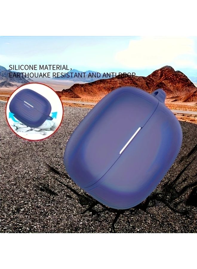 Universal Soft Case For Redmi Buds 6 Pro Dark Night Green Full Coverage Anti Drop Protective Shell With Hook - Image 4