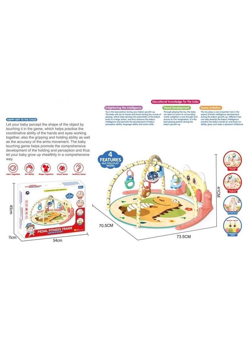 Toyland Multi-Function Baby Play Gym with Pedal Piano & Activity Toys - Image 4