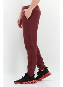 Fourlaps Men Slim Fit Training Sweatpants, Maroon  - Image 4