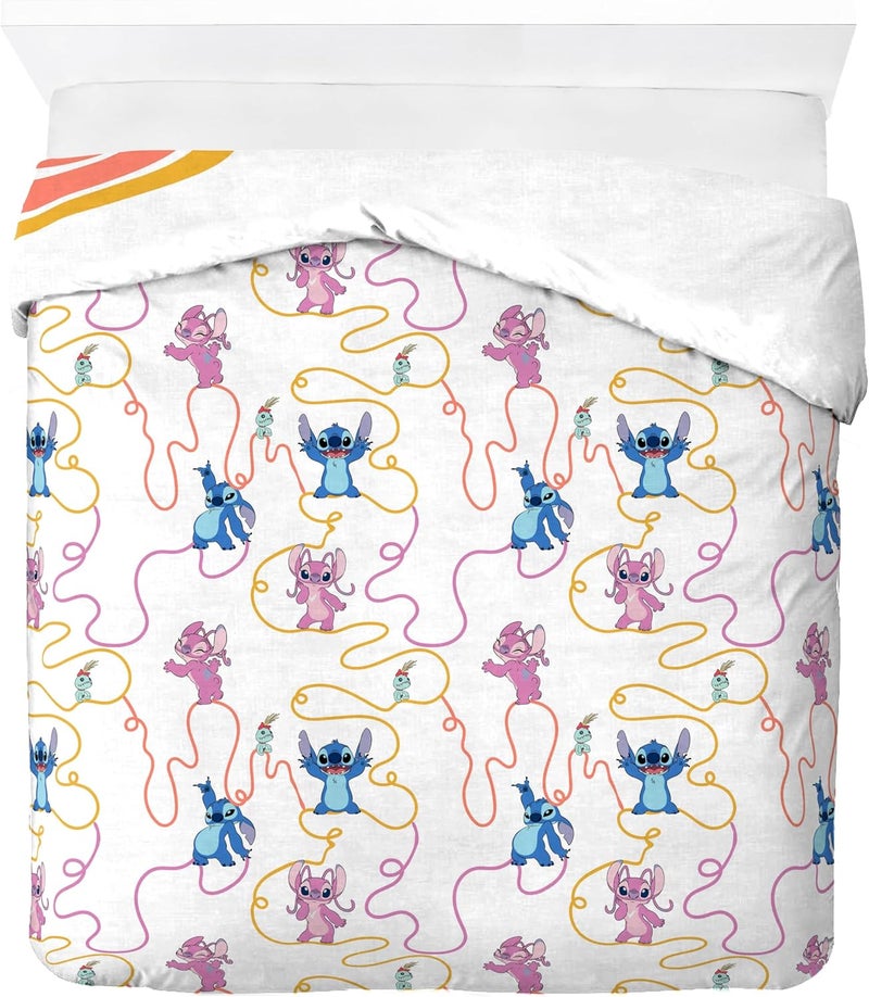 Jay Franco Disney Lilo & Stitch 100% Cotton Double Duvet Cover Set - Includes 50 x 70cm Pillowcase - Image 3