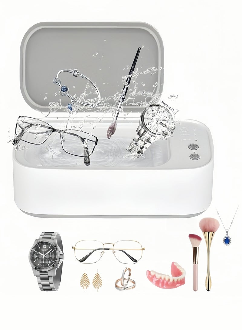 TAYYIB NOOR Intelligent Ultrasonic Cleaner Portable Eyeglasses Cleaning Device Rechargeable Cleaner for Jewelry, Watch Strap, Rings, Eyeglasses - Image 1