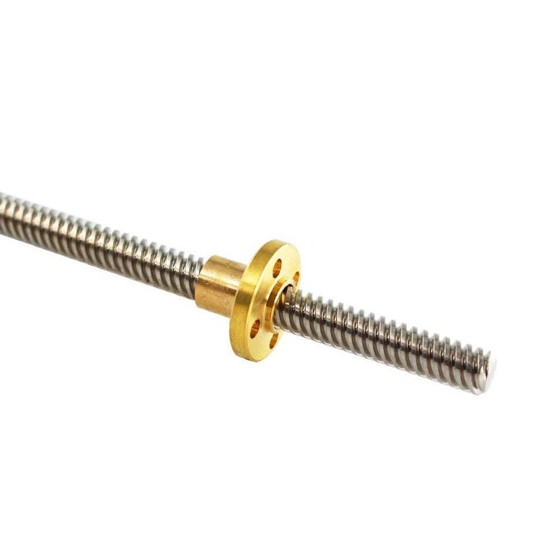 T8 Lead Screw 2mm Pitch 8mm Lead 750mm with Nut for Ender 3 CR 10 Ender 5 3D Printer - Image 3