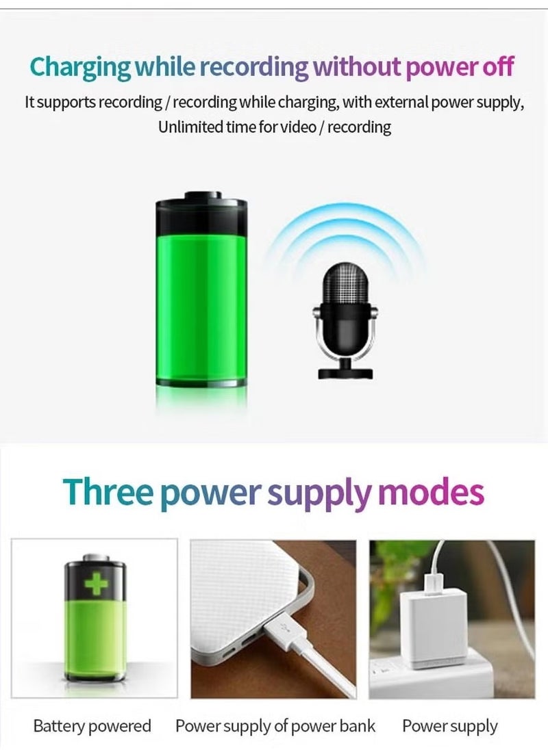 Generic Mini Camera With Clip, 1080p Wireless Wearable Portable Body Cam, Lightweight Video Recorder With Motion Detection, High Definition Night Vision Mini Camera, (1pc)  - Image 2