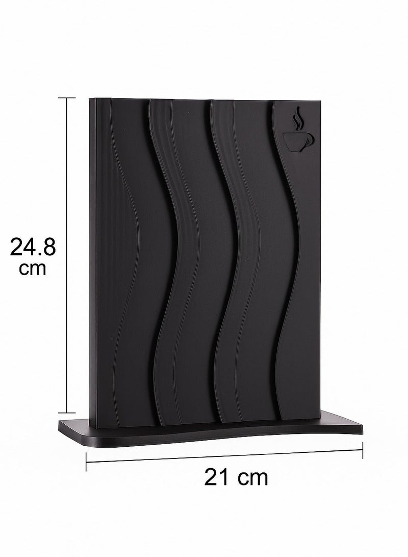 أخوة ثلاثي الأبعاد ركن القهوة الفاخر – حامل كبسولات نيسبريسو بسعة 21 كبسولة - Image 4