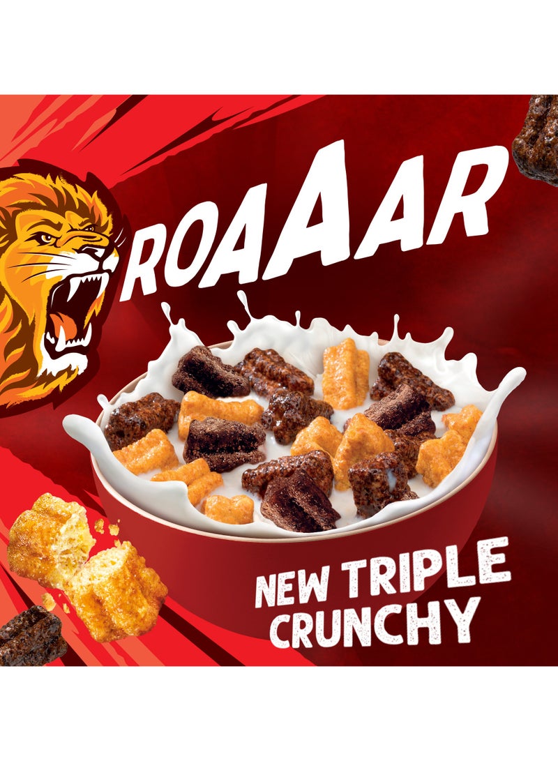 Lion Triple Crunchy Salted Caramel Milk Chocolate Coating Breakfast Cereal 300g  - Image 3