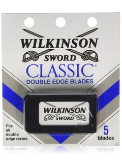 WILKINSON Wilkinson Sword Classic Stainless Steel Double Edge Razor Blades 5 Count Pack of 20 