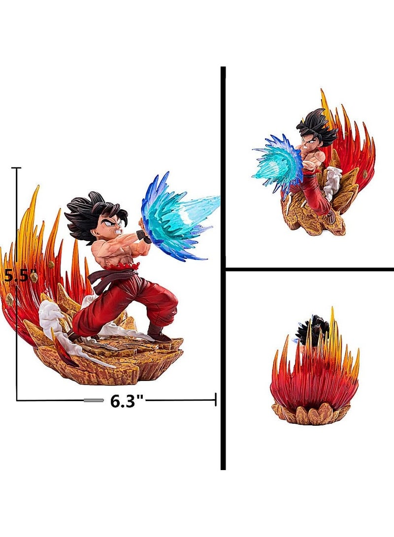general Goku Action Figure Statue DBZ Action Figure Super Saiyan Kaiouken Series Birthday Gift PVC 6" - Image 2