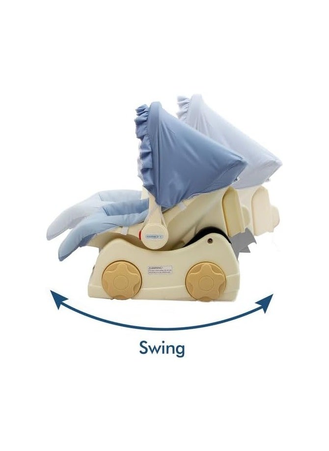 Mamalove Mamalove 2-in-1 Baby Carry Cot & Swing with Storage Box – Portable Infant Bed & Rocker MP01D | Newborn Essential UAE  - Image 5