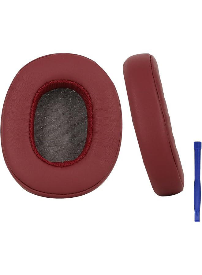 erorex Hesh 3 Ear Pad Replacement Cushions Protein Leather Ear Cups Compatible With Skullcandy Crusher Wireless Crusher Anc Evo Hesh Anc Evo Hesh 3 Wireless Headphones Claret Red - Image 1