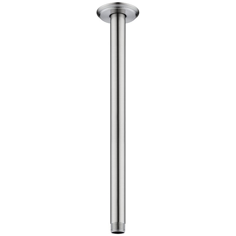 Anpean 12 Inch Shower Arm and Flange Brushed Nickel Ceiling Mounted Shower Arm for Rain Shower Head