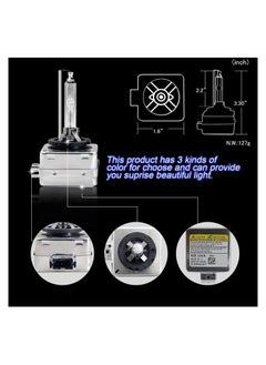 TBS DESIGN TBS DESIGN D3S HID Xenon Bulbs High Brightness 35W 6000K Cool White Car Bulb  - Image 5