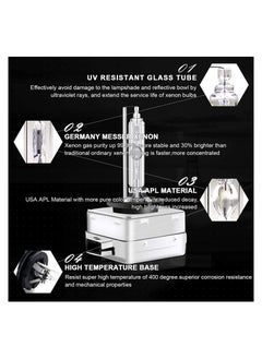 TBS DESIGN TBS DESIGN D3S HID Xenon Bulbs High Brightness 35W 6000K Cool White Car Bulb  - Image 2