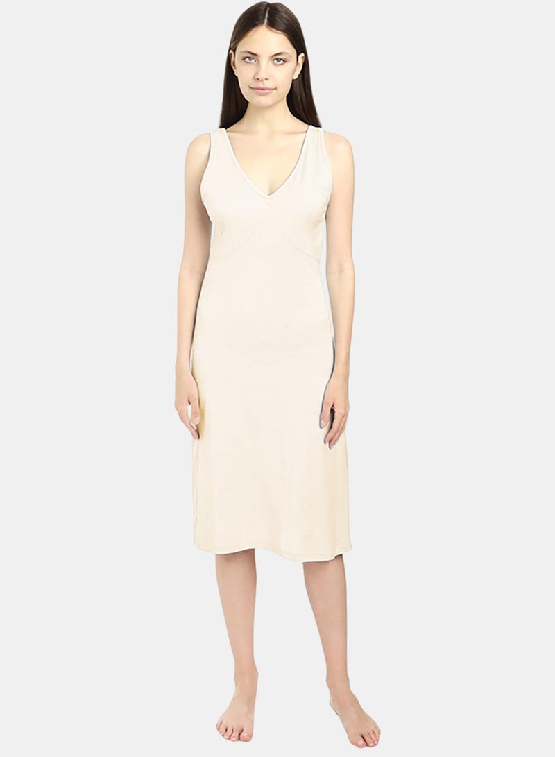 Dahab Cotton Basic V-Neck Full Slip - Image 1