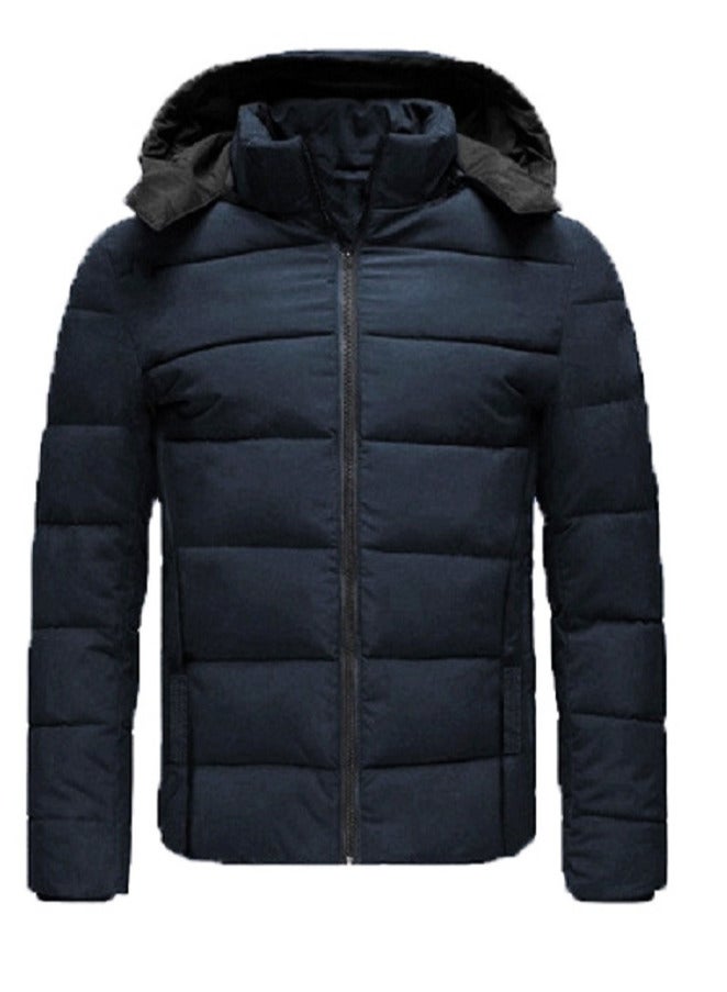 general Puffer Zipped Jacket With Removable Hood - Image 3