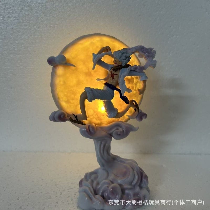 One Piece Luffy Moon Jumping Figure PVC Model - Image 3