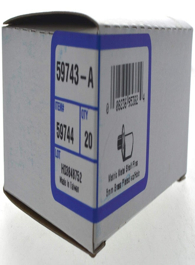 Hillman The Hillman Group 59744 Brass Shelf Pin, 5mm, 20 Pieces - Image 2