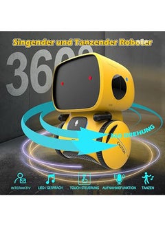 General Smart Robot Kids Toys, Interactive Robot Educational Toys, Gifts for Boys and Girls (English Yellow)  - Image 5
