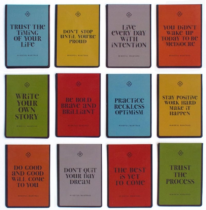 Fun-N-Nuf Motivate, Inspire, Empower Magnetic Bookmarks - Quote Mantra B - Set of 12 Inspirational Bookmarks for All Ages, Men, Women, Teens Girls Students. Perfect Gifts for Friends, Coworkers & Incentives! - Image 4
