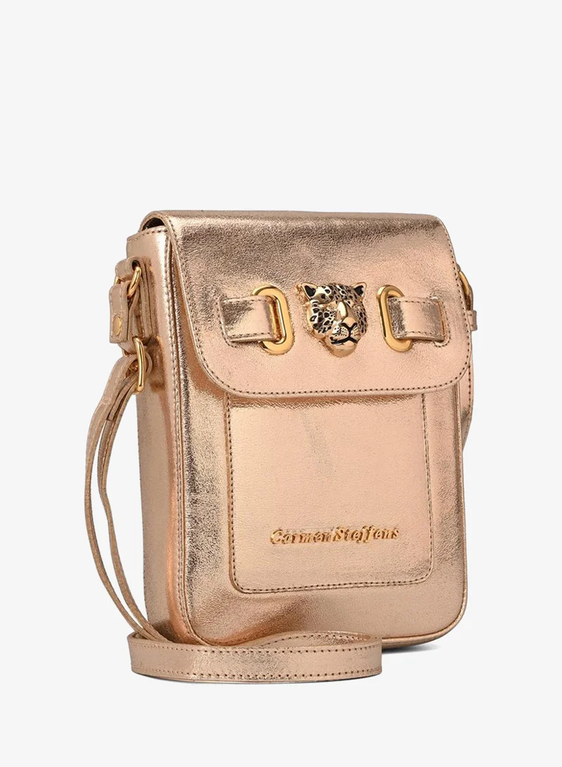 Crossbody Bag Leopard Gold