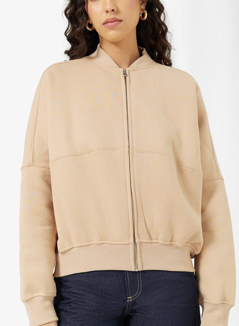 جينجر سترة بومبر بسحاب - Image 3