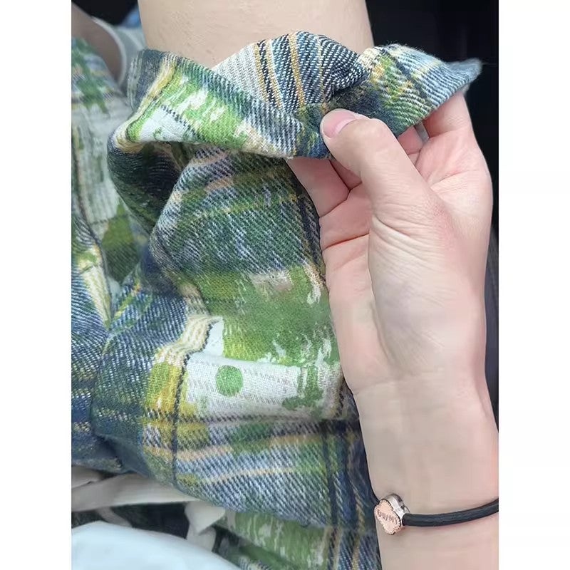 شورت رجالي كاجوال بتصميم مربعات ملون - Image 3