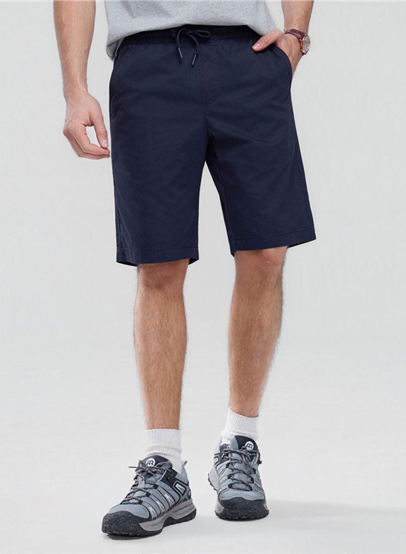 GIORDANO Men’s Slim Lightweight Twill Bermuda Shorts - Image 1