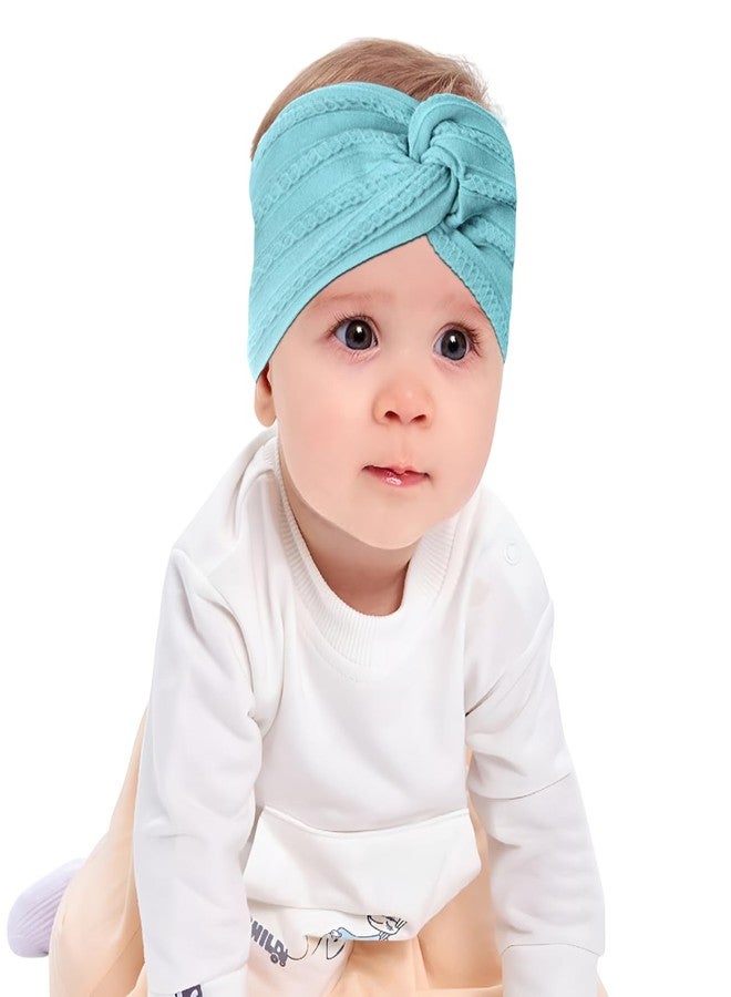سيجا طوق رأس للأطفال من سيجا، مصنوع من النايلون الناعم القابل للتمدد، مناسب للأطفال حديثي الولادة والرضع والأطفال الصغار من عمر 0 إلى 3 سنوات - أزرق - Image 1