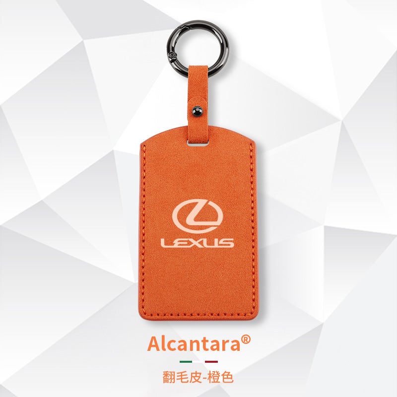 Suitable For Lexus Card Key Cover Ls Suede Isctgs Car Nx200Esrx300Hlx570 Leather Case - Image 2