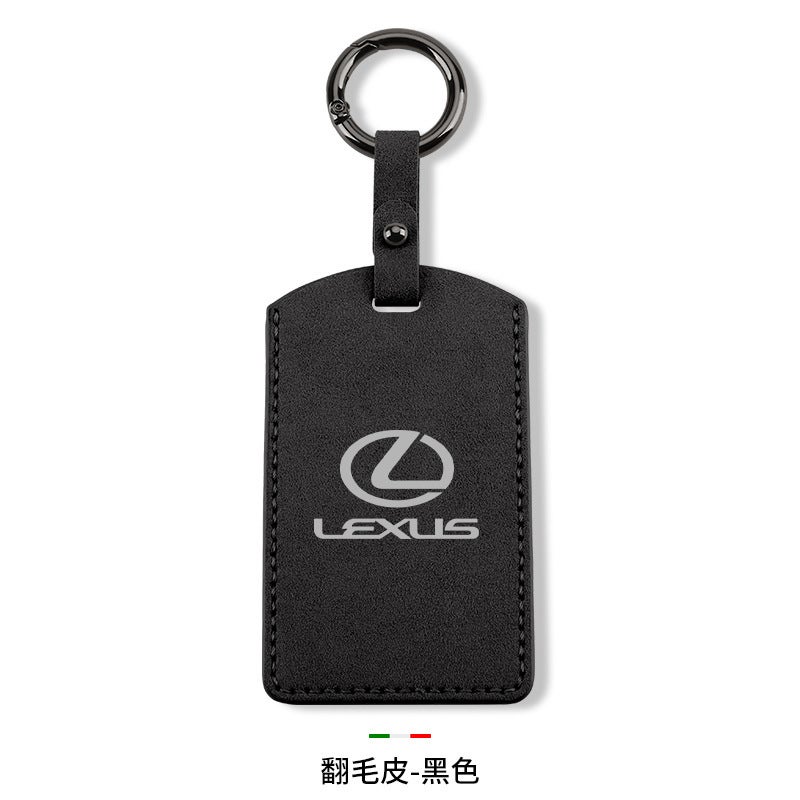 Suitable For Lexus Card Key Cover Ls Suede Isctgs Car Nx200Esrx300Hlx570 Leather Case - Image 5