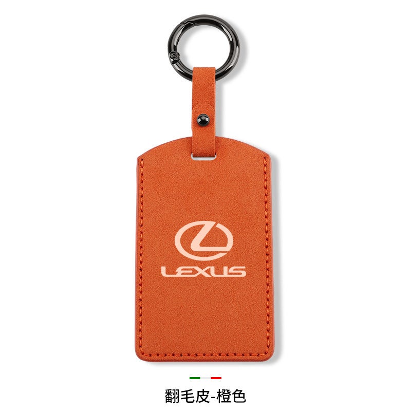 Suitable For Lexus Card Key Cover Ls Suede Isctgs Car Nx200Esrx300Hlx570 Leather Case - Image 4