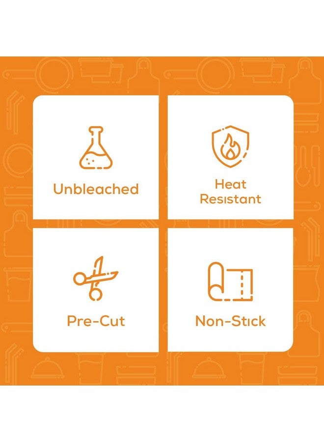 GUSTO [12 x 16 Inch - 200 Count] Pre-Cut Parchment Paper Baking Sheets, Non-Stick, Unbleached, Parchment Paper Sheets for Baking & Cooking - Kraft - (Formerly Comfy Package) - Image 3