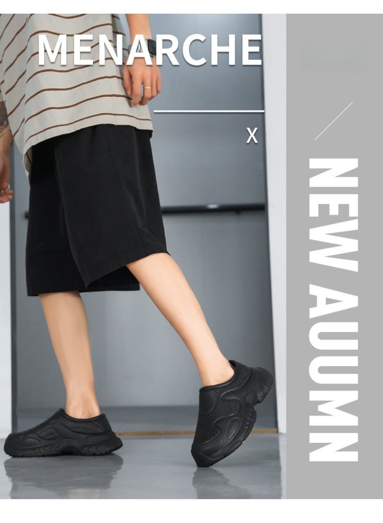 Unisex Adults Kitchen Safety Shoes Chef Shoes Non Slip Garden Work Shoes Lightweight Waterproof Restaurant Food Service Shoes, Black, - Image 3