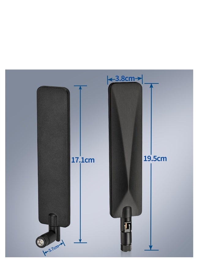 Beauenty Tri-Band WiFi 6E Antenna, 2.4GHz 5GHz 6GHz WiFi Antenna 5dBi MIMO RP-SMA Male Antenna for WiFi Router High-Speed Wireless Connections in Smart Homes and Offices (2-Pack) - Image 4