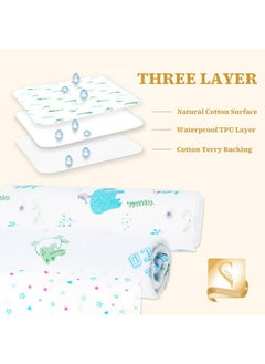 Safe and Sound Safe and Sound Baby Diaper Changing Pad, Waterproof 27.5x19.6 inch Portable Reusable Soft Changing Pad Liners Mat, Leakproof Crib Diaper Pad Unisex for Home Travel, Kid Adult Pet (Bear, 1 Pack)  - Image 3