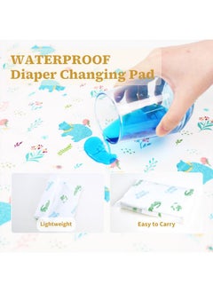 Safe and Sound Safe and Sound Baby Diaper Changing Pad, Waterproof 27.5x19.6 inch Portable Reusable Soft Changing Pad Liners Mat, Leakproof Crib Diaper Pad Unisex for Home Travel, Kid Adult Pet (Bear, 1 Pack)  - Image 4