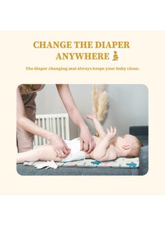 Safe and Sound Safe and Sound Baby Diaper Changing Pad, Waterproof 27.5x19.6 inch Portable Reusable Soft Changing Pad Liners Mat, Leakproof Crib Diaper Pad Unisex for Home Travel, Kid Adult Pet (Bear, 1 Pack)  - Image 5