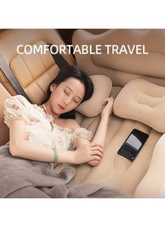 Portable Inflatable Car Bed Air Bed Outdoors Camping Travel Inflatable Mattress Portable Inflatable Mattress With Pump