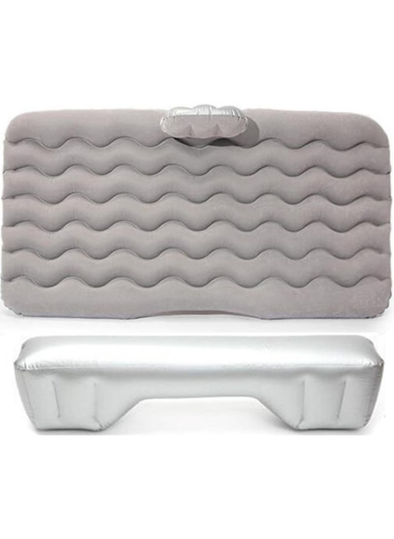 Generic - Portable Inflatable Car Bed Air Bed Outdoors Camping Travel Inflatable Mattress Portable Inflatable Mattress With Pump - Image 1