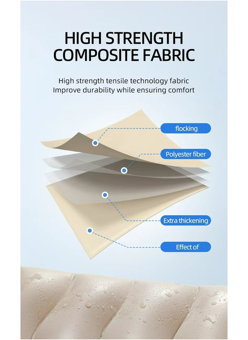 Generic - Portable Inflatable Car Bed Air Bed Outdoors Camping Travel Inflatable Mattress Portable Inflatable Mattress With Pump - Image 1