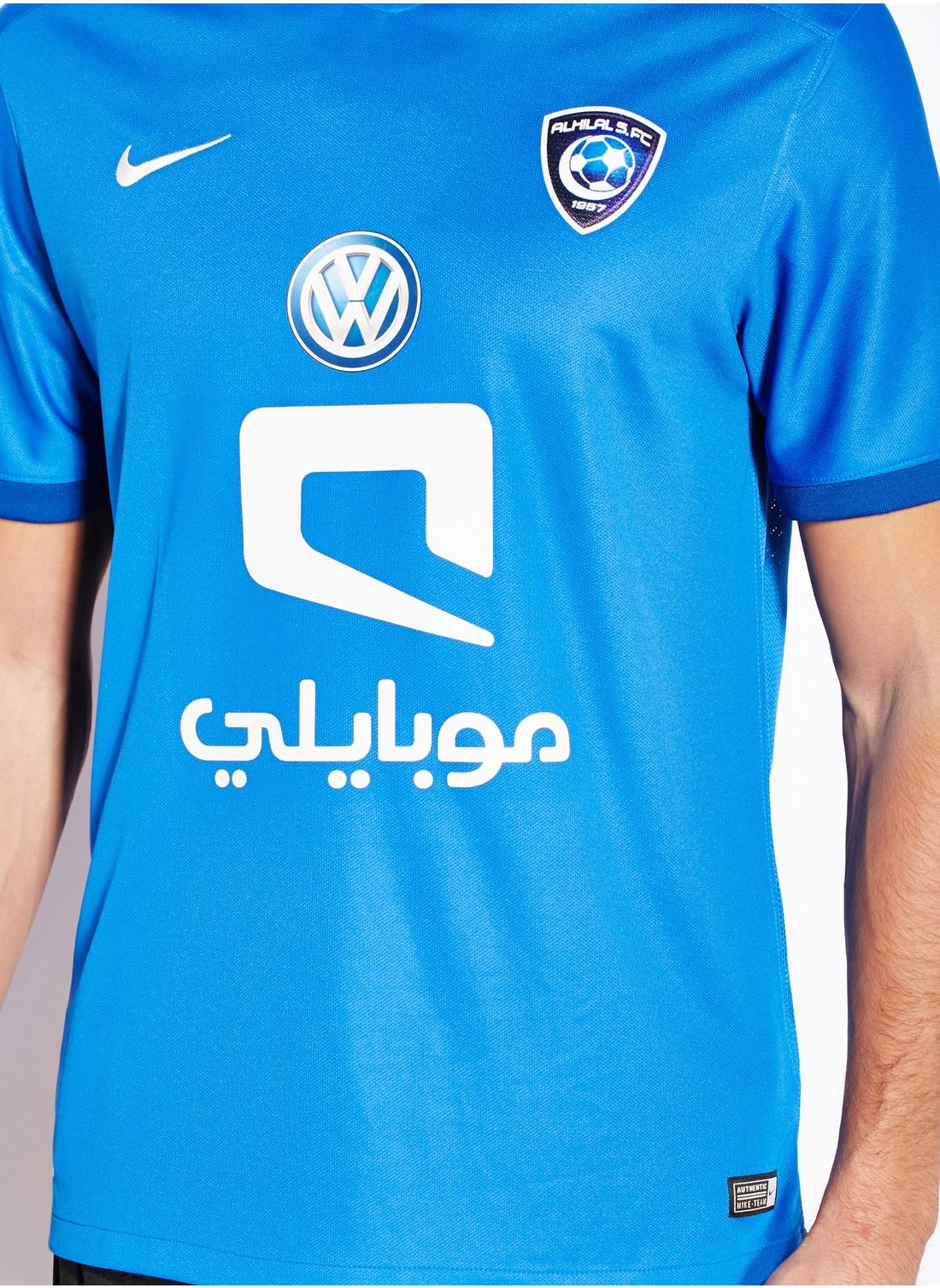 日本未販売Nike アルヒラルAlHilalサッカーシャツ 青ユースL
