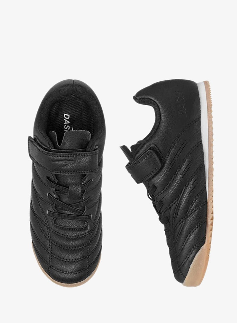 Dash Boys Solid Sports Shoes with Hook and Loop Closure - Image 3