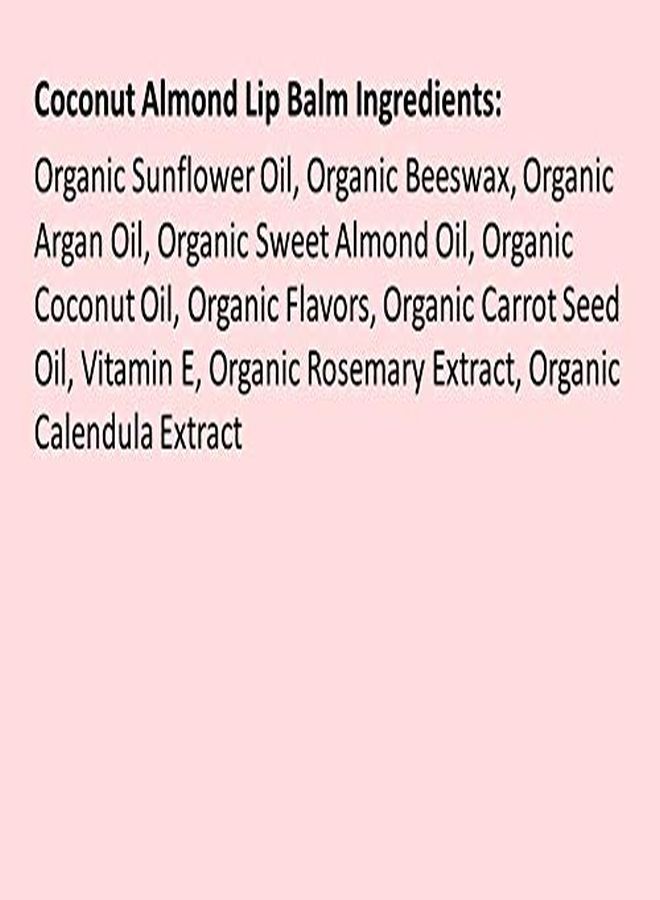 Moroccan Magic Organic Coconut Almond Lip Balm 3 Pack | Made With Natural Cold Pressed Argan And Essential Oils | High Quality Lip Balm | Smooth Application | NonToxic, Cruelty Free - Image 4