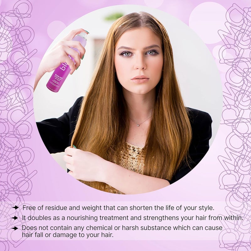 blowpro After Blow Strong Hold Finishing Spray 10oz, Adds Shine, Volume & Frizz Control without Buildup, Soy Protein Helps Strengthen Hair, 100% Keratin Treatment Complaint & Safe for All-Hair Types! - Image 3
