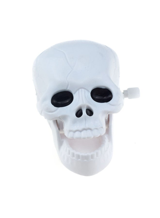 Loquat Skeletal Head Pumpkin Head Clockwork Toy Mummy Hand  Funny Wind-Up Toy For Children 4-6 Years Old Export-Color:Coil Half Pumpkin Head - Image 2