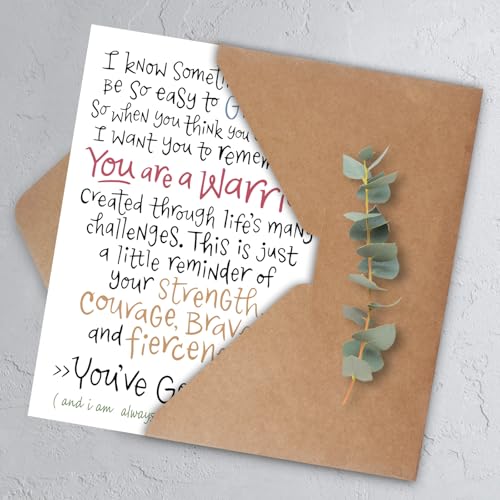 HEJOYN Encouragement Card for Women Men, Get Well Soon Card Gift, Affirmation Card - Image 3